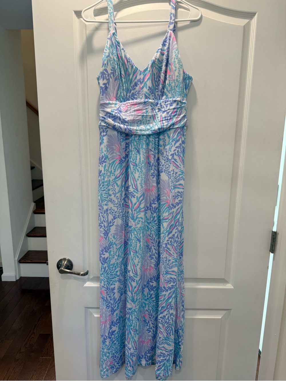 Lilly Pulitzer Pastel Blue, Aqua & Pink Printed Dress